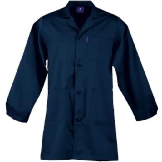 Barron Poly Cotton Dust Coat Dark Navy